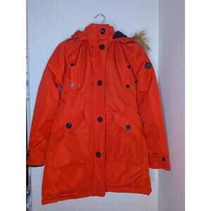 Beverly Hills Polo Club Winter Coat Faux Fur Sherpa Lining S